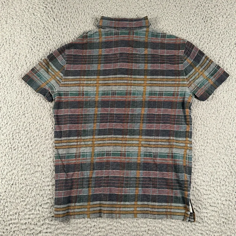 Polo Ralph Lauren‎ Shirt Medium Plaid RLPC NEW YORK Logo Polo Custom FIt